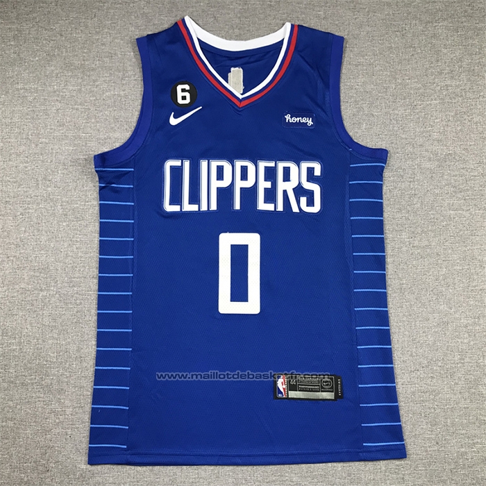 Maillot Los Angeles Clippers Russell Westbrook #0 Icon 2022-23 Bleu